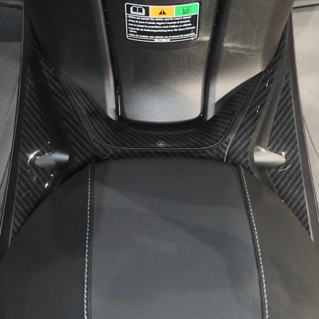 Adesivi 3D Protezioni Pedana centrale compatibili con Yamaha Xmax 125-300 2023